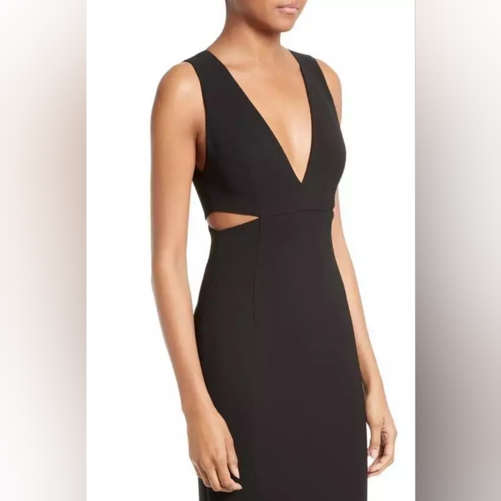 DO+BE Black Pencil Side Cutout Dress